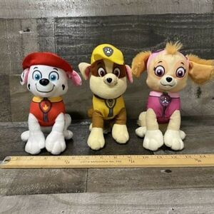 paw patrol small plush Skye Rubble Marshall 7”-8” stuffed characters